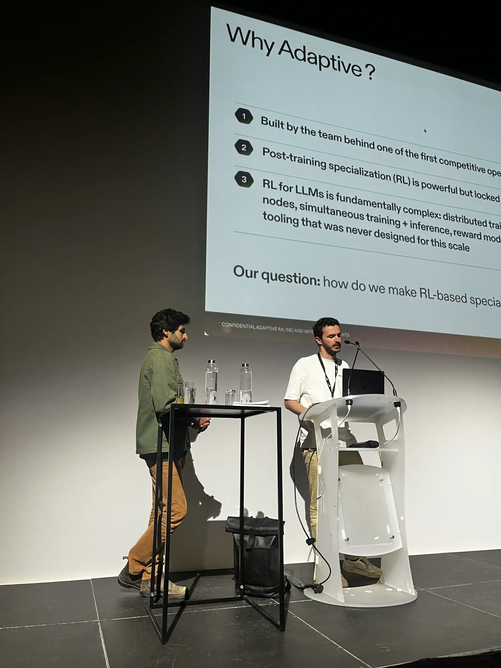 Adaptive ML on stage at GenAI Days Paris 2026