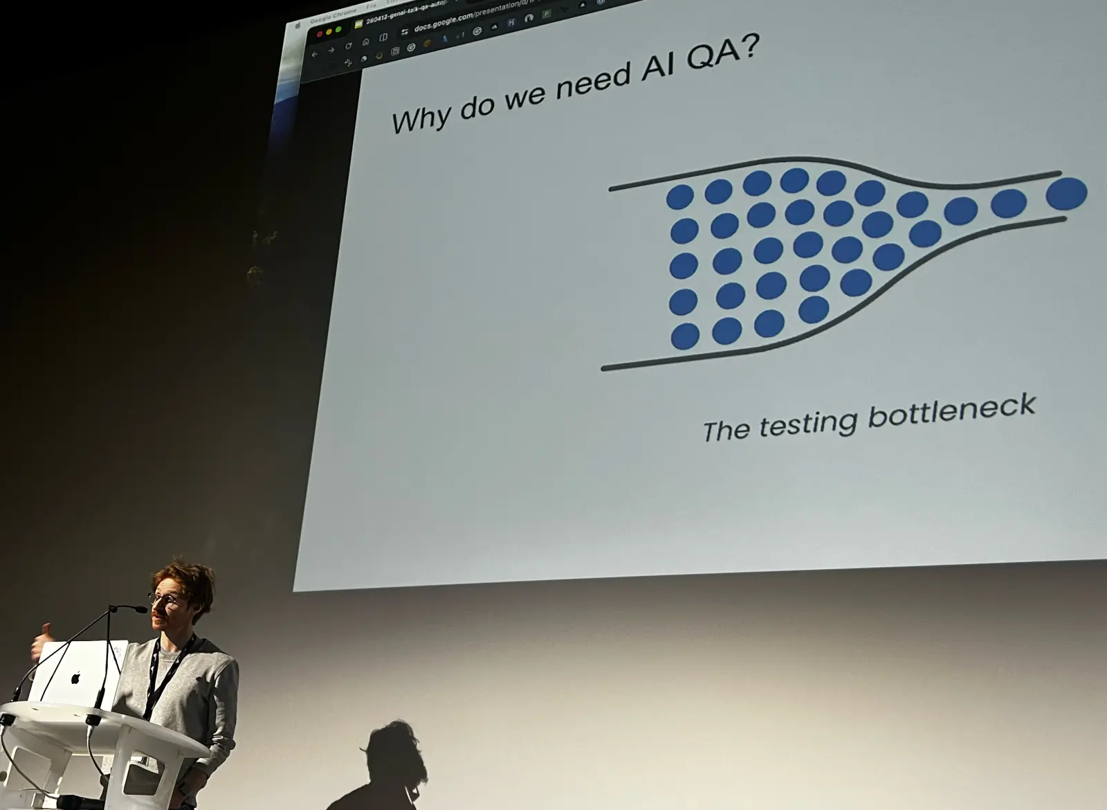 Ferdinand on stage at GenAI Days Paris 2026